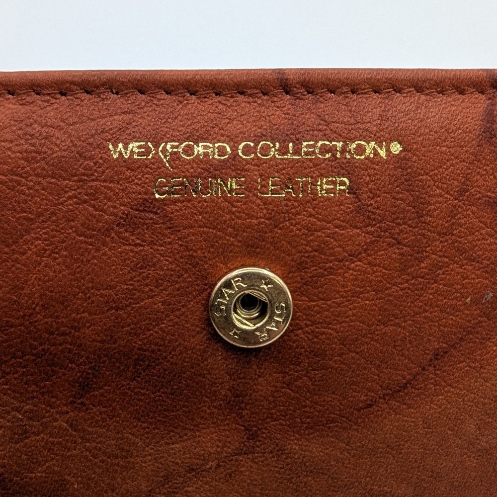 Wexford Collection Genuine Leather Clutch Wallet with Calculator and Coin Purse - Picture 4 of 8